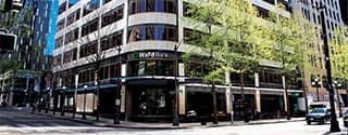WaFd Bank 425 Pike Street corporate office building.