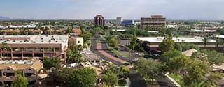Photo of Mesa, Arizona skyline.