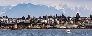 Photo of Everett, Washington skyline.
