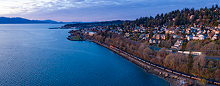 Photo of Bellingham, Washington skyline.