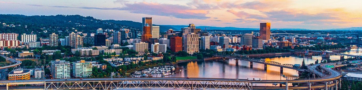 Downtown skyline in Portland, Oregon