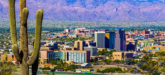 Photo of Tucson, Arizona skyline.