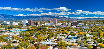 Downtown skyline if Albuquerque, New Mexico