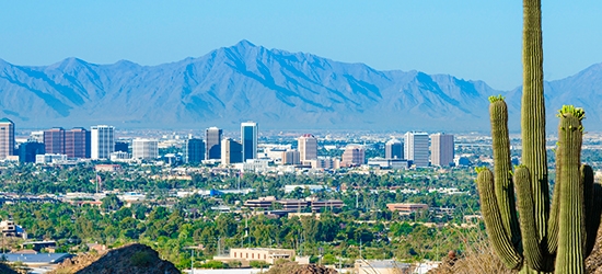 Photo of Phoenix, Arizona skyline.