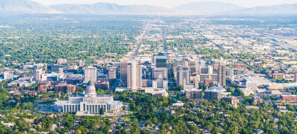 Downtown Salt Lake City Utah