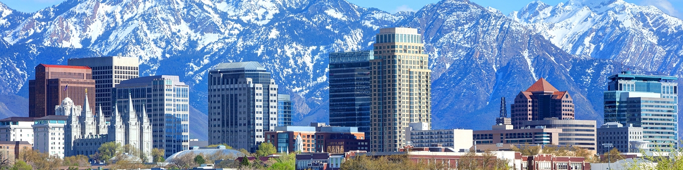 Photo of Salt Lake City, Utah skyline.