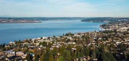 Photo of Kirkland, Washington skyline.