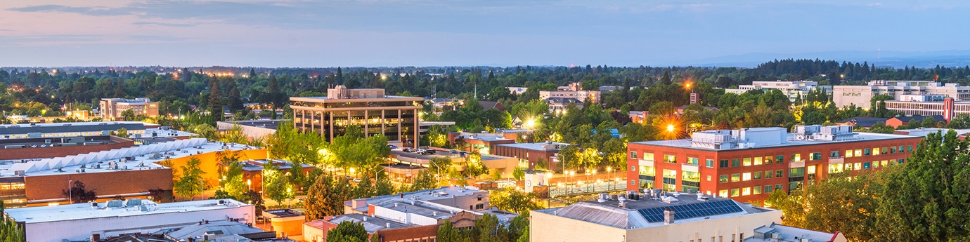 Photo of Salem, Oregon skyline.
