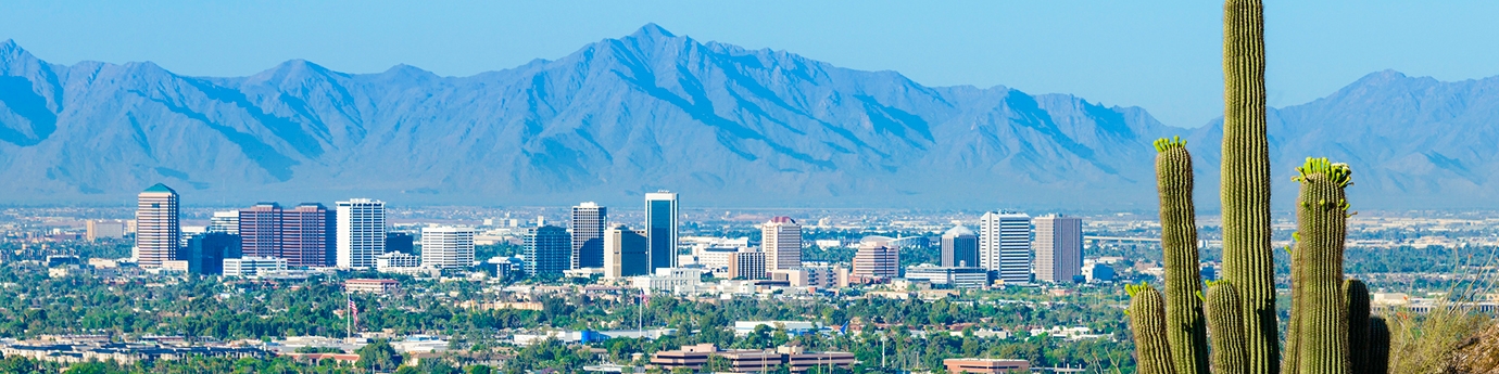 Photo of Phoenix, Arizona skyline.