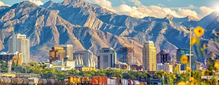 Downtown skyline in Salt Lake City, Utah