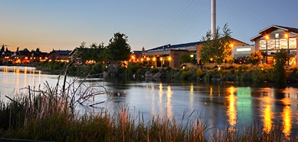 Photo of Bend, Oregon skyline.