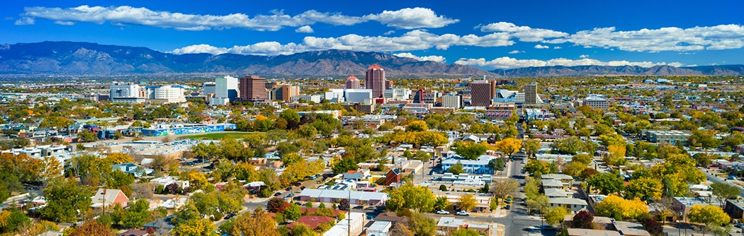 Downtown skyline if Albuquerque, New Mexico