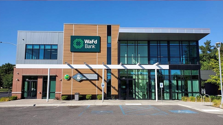 WaFd Bank Branch in Spokane, Washington.