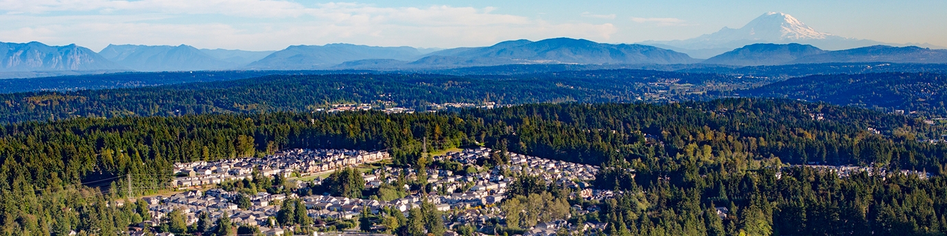 Photo of Bothell, Washington skyline.