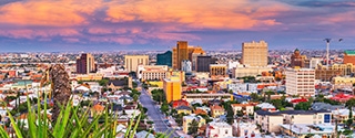 Downtown skyline of El Paso, Texas