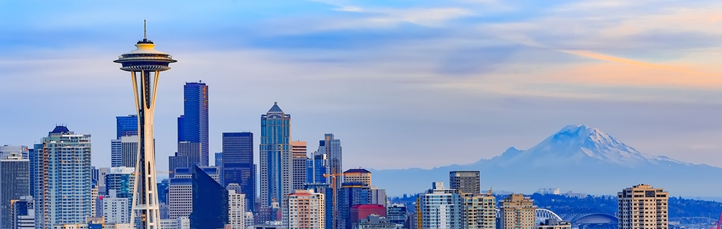 Downtown Seattle skyline with Space Needle