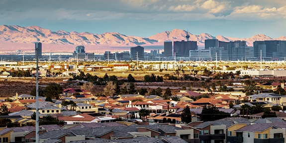 Photo of Las Vegas, Nevada skyline.