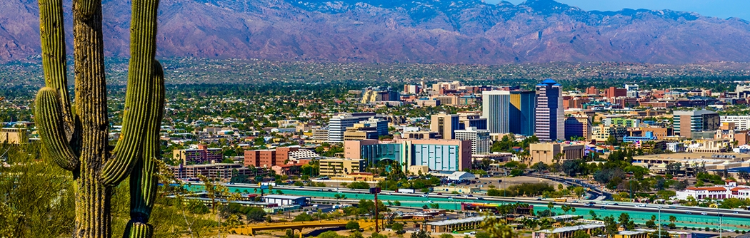 Downtown skyline in Tucson, Arizona