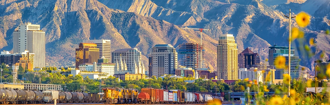 Downtown skyline in Salt Lake City, Utah