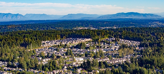 Photo of Bothell, Washington skyline.