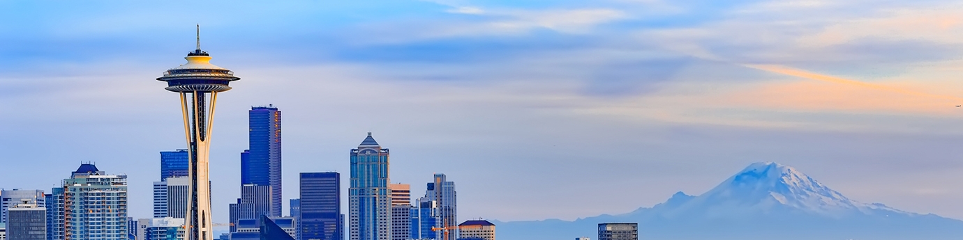 Downtown Seattle skyline with Space Needle