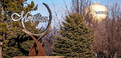 Photo of Meridian, Idaho skyline.