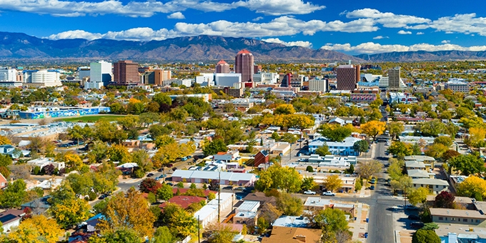 Photo of Albuquerque, Nuevo Mexico skyline.