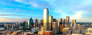 Photo of Dallas, Texas skyline.