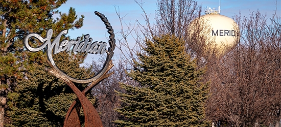 Photo of Meridian, Idaho skyline.
