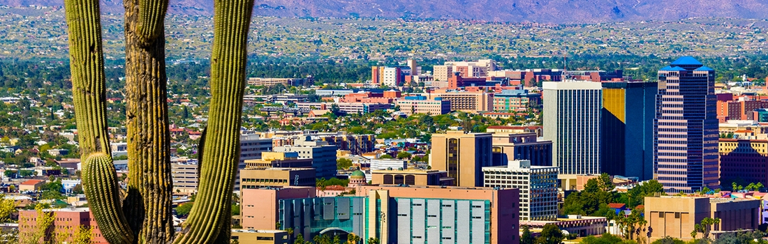 Photo of Tucson, Arizona skyline.