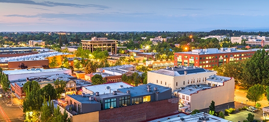 Photo of Salem, Oregon skyline.