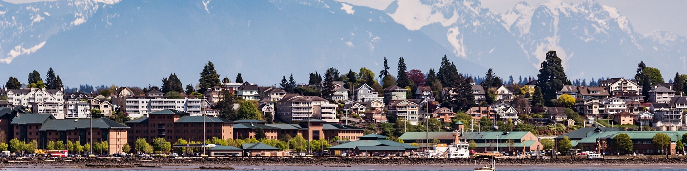 Photo of Everett, Washington skyline.