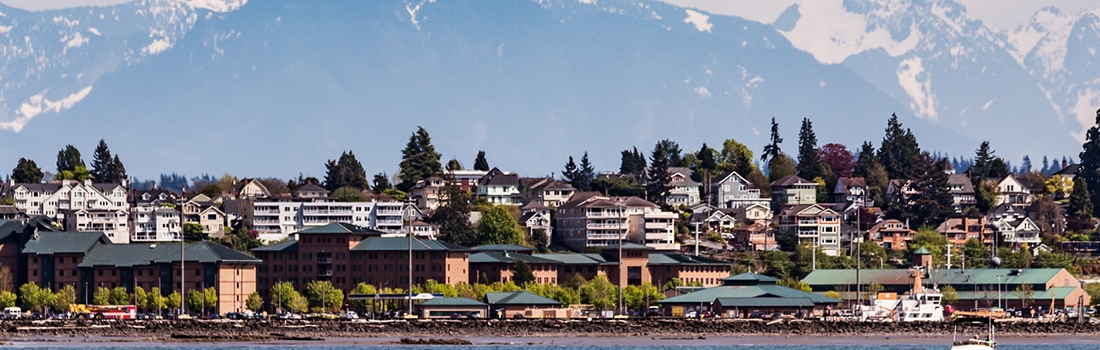 Photo of Everett, Washington skyline.