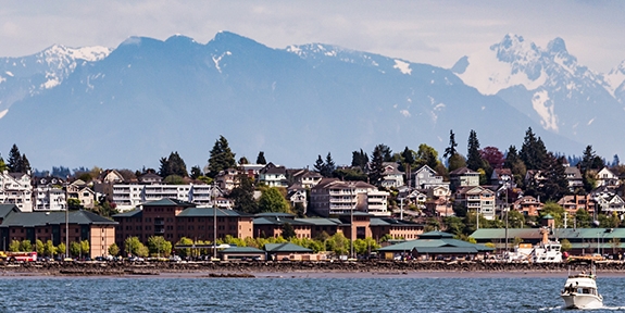 Photo of Everett, Washington skyline.