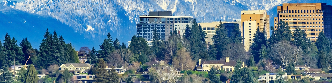 Photo of Bellevue, Washington skyline.