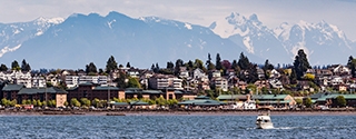 Photo of Everett, Washington skyline.