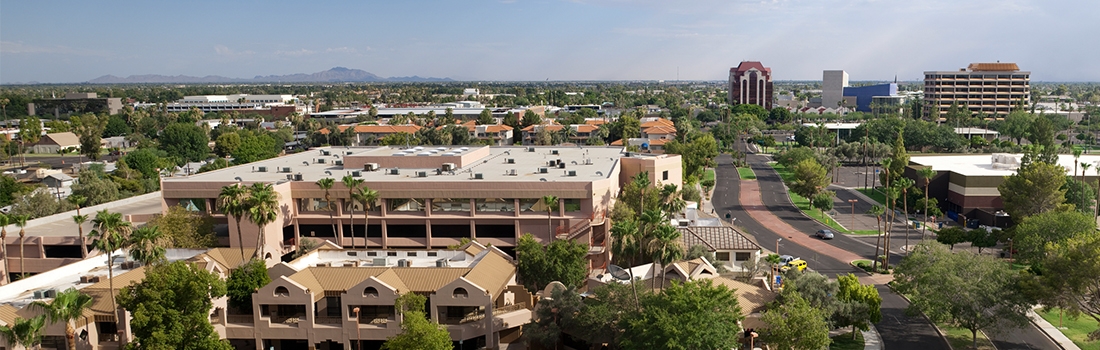Photo of Mesa, Arizona skyline.