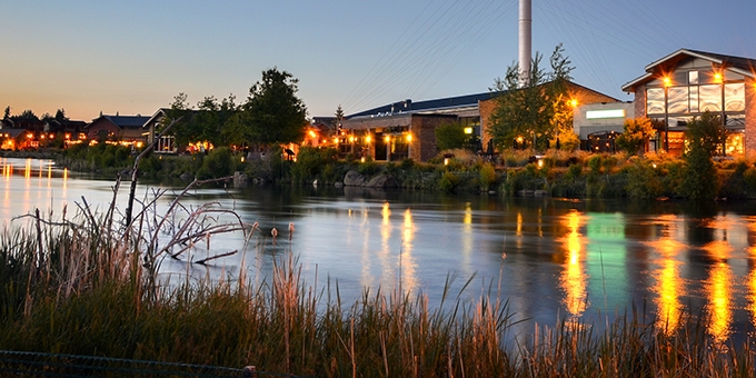 Photo of Bend, Oregon skyline.