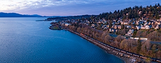 Photo of Bellingham, Washington skyline.