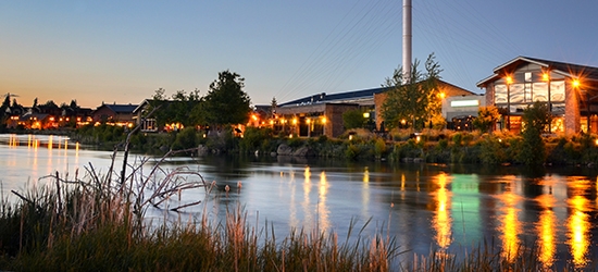 Photo of Bend, Oregon skyline.