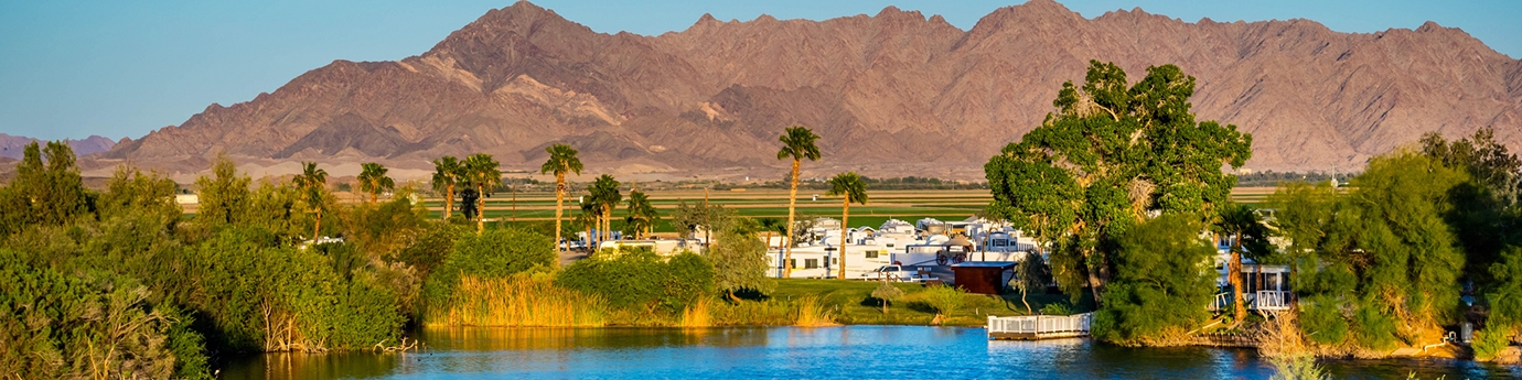 Photo of Yuma, Arizona skyline.