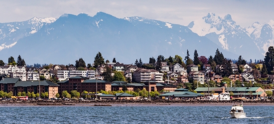 Photo of Everett, Washington skyline.