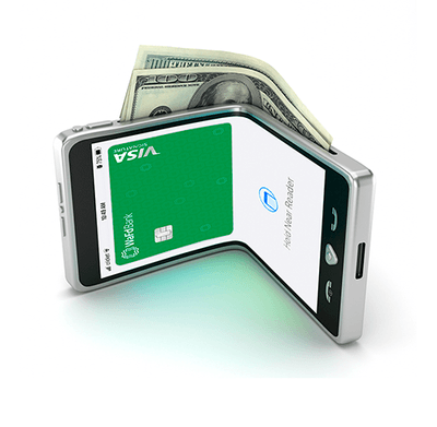 WaFd Bank debit card in a digital wallet